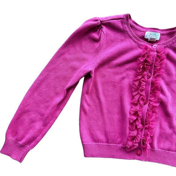 The Children’s Place Girls Pink Button  Sweater Cardigan Size 7/8 - Picture 2 of 6